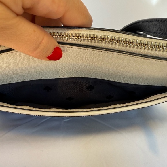 Kate Spade New York Crossbody Bag Dark Denim/White - Picture 8 of 9
